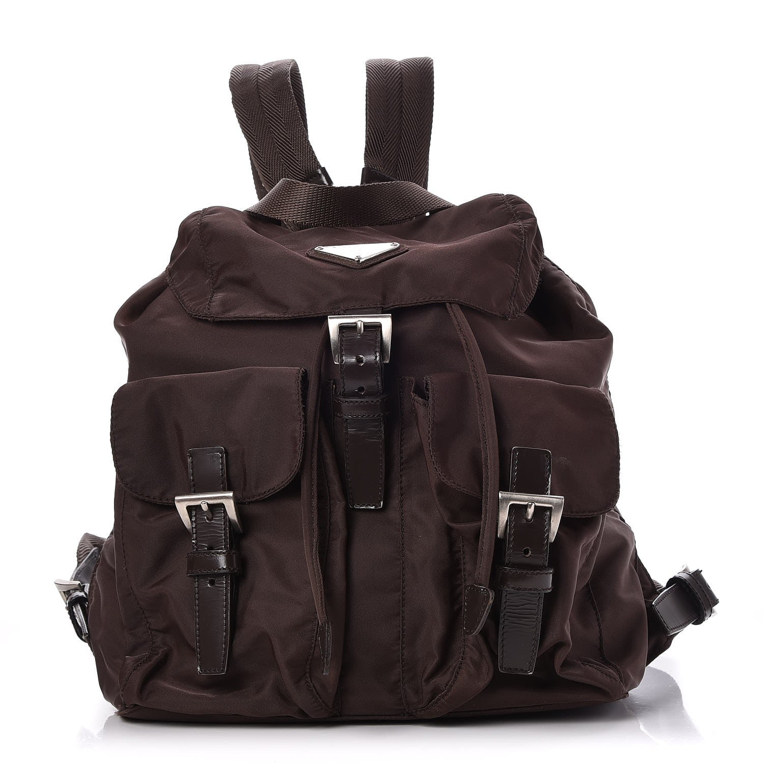 Prada Tessuto Nylon Vela Small Backpack Moro 1 of 7