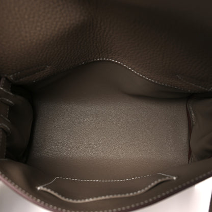 Hermes Togo Kelly Messenger PM Etoupe 5 of 11