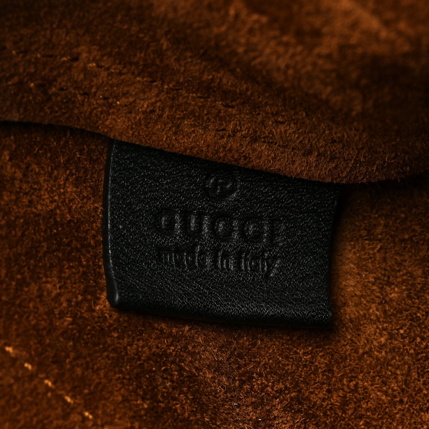 Suede Large Ophidia Vertical Shopping Tote Chestnut
