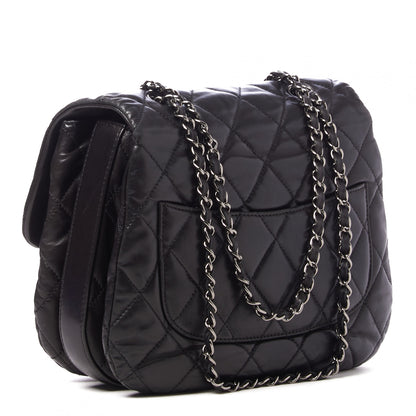 Chanel Lambskin Quilted Chanel 3 Large Flap Black 2 of 9