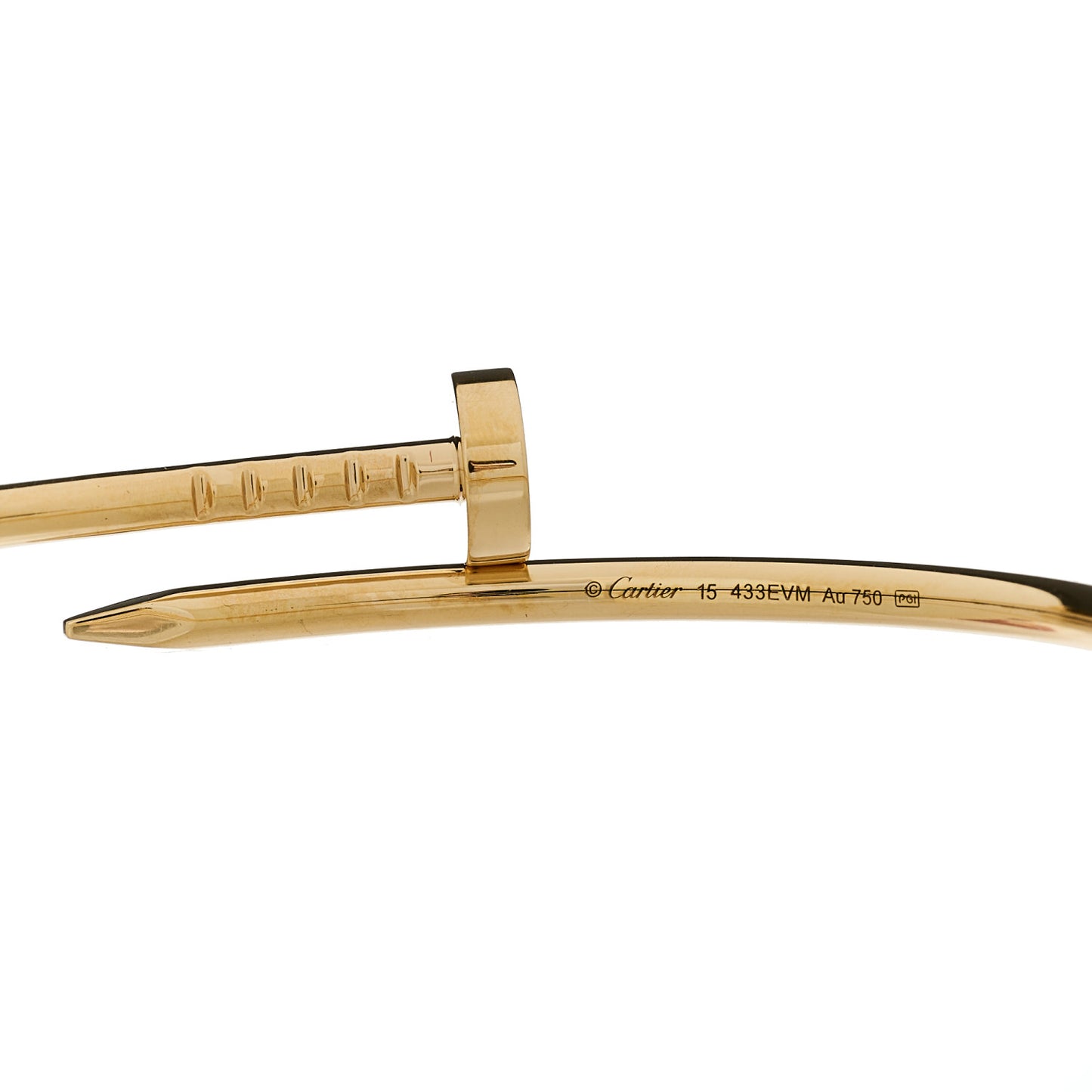 18K Yellow Gold Small Juste Un Clou Bracelet 15