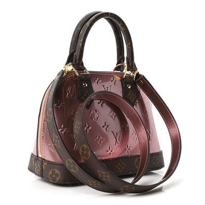 Louis Vuitton Vernis Monogram Alma BB Rose Pale Metallise 3 of 9