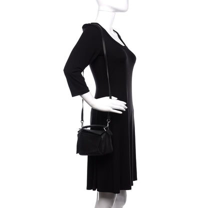 Loewe Calfskin Mini Puzzle Bag Black 2 of 10