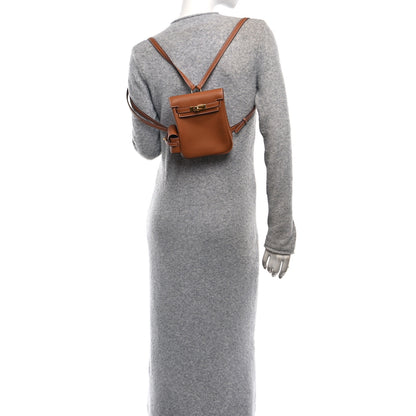 Hermes Swift Kelly Jump Backpack Gold 2 of 11