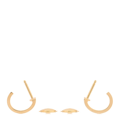 Cartier 18K Yellow Gold Small LOVE Hoop Earrings 3 of 5