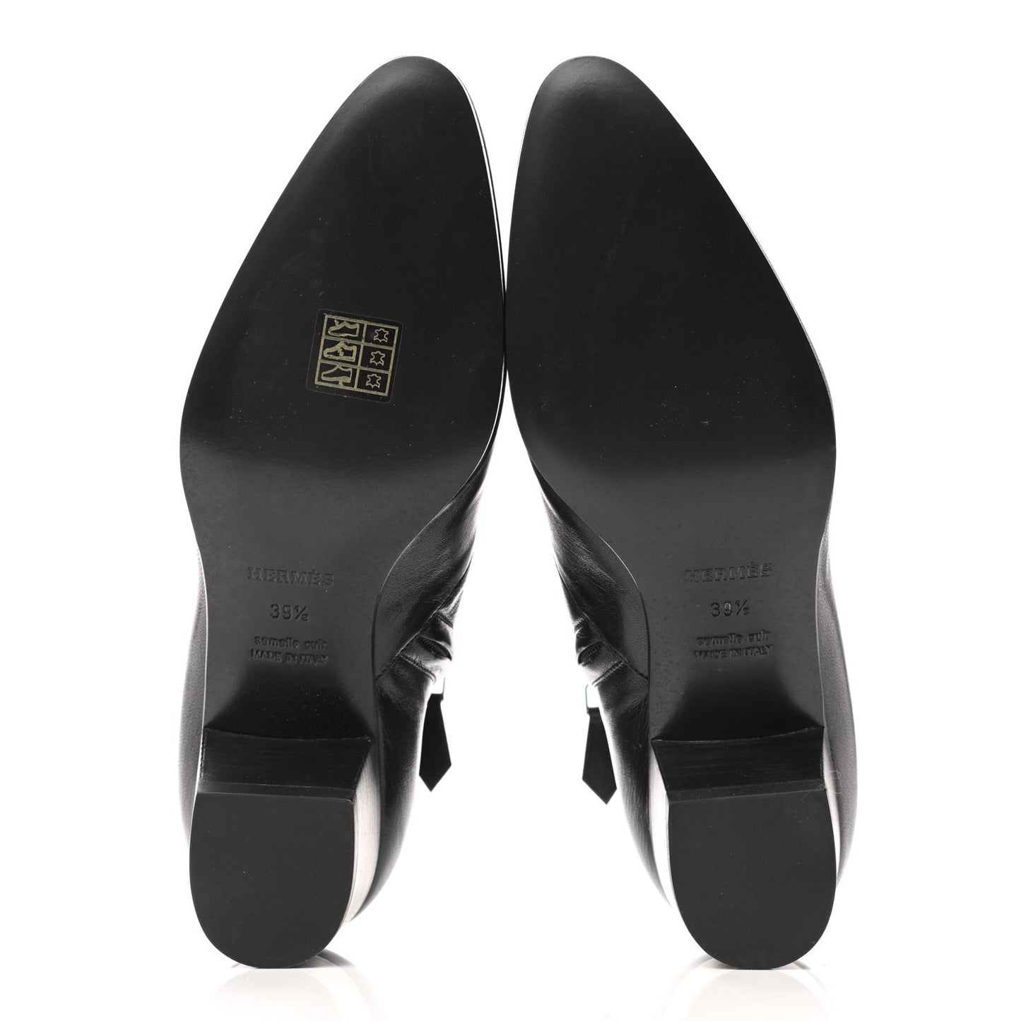 Goatskin Sixtine Ankle Boots 39.5 Black