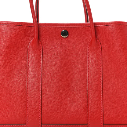 Hermes Epsom Garden Party 30 TPM Rouge Casaque 8 of 10