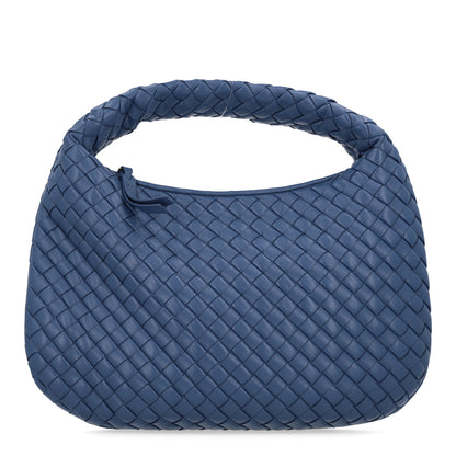 Bottega Veneta Supple Nappa Intrecciato Padded Small Veneta Hobo Blue Venezia 1 of 10