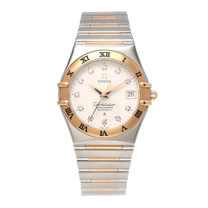 Omega Stainless Steel 18K Red Gold Diamond 36mm Constellation Automatic Watch White 1 of 5