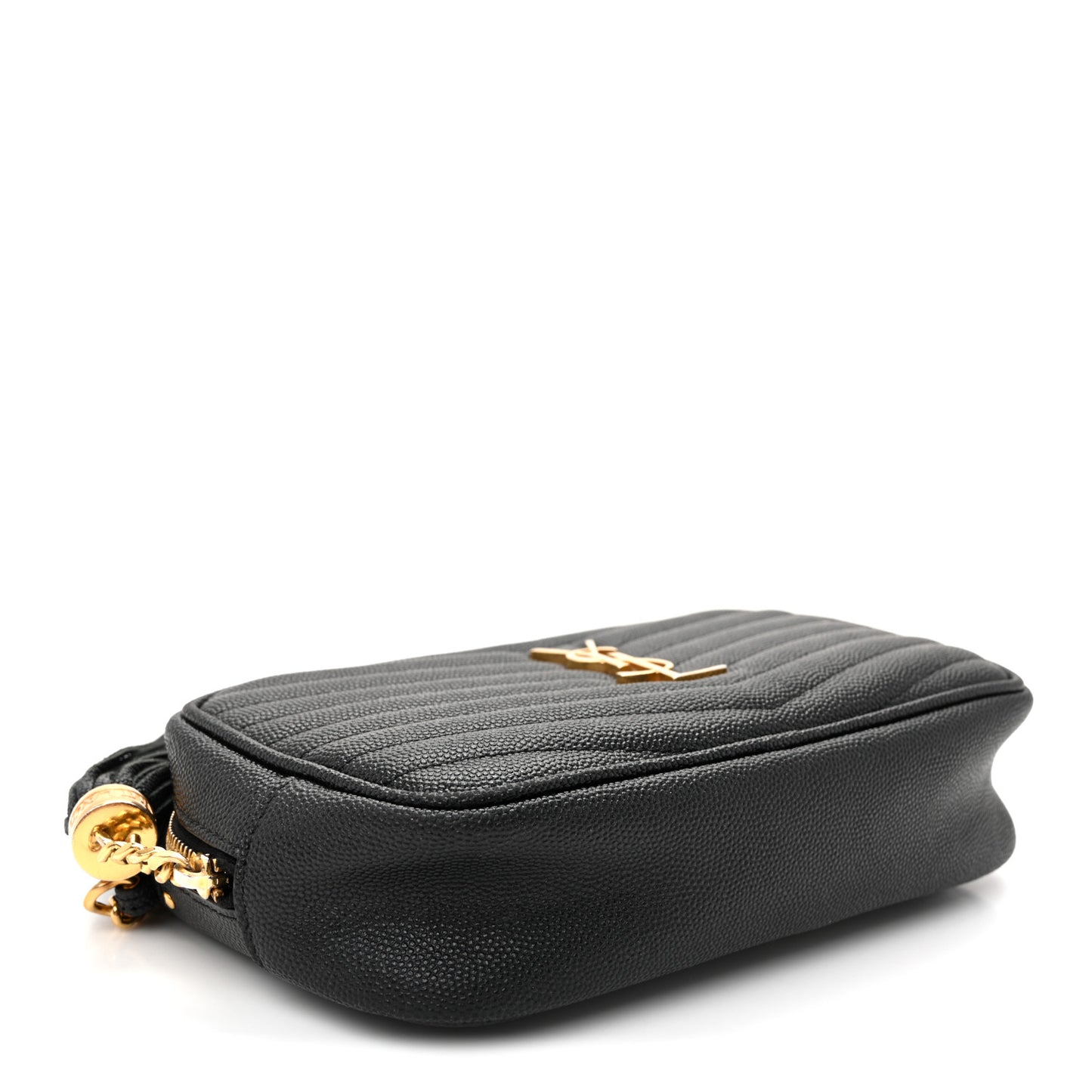 Grain De Poudre Matelasse Monogram Mini Lou Camera Bag Black
