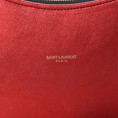Saint Laurent Metallic Calfskin Heart Monogram Crossbody Black Rouge 7 of 11
