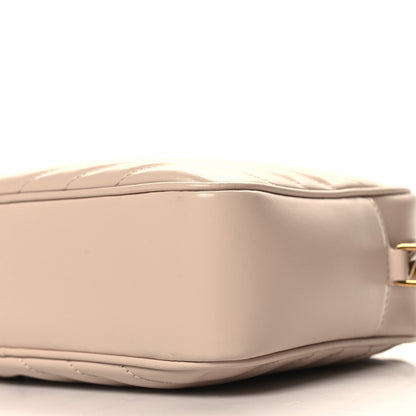 Saint Laurent Calfskin Matelasse Monogram Lou Camera Bag Washed Light Pink 10 of 11