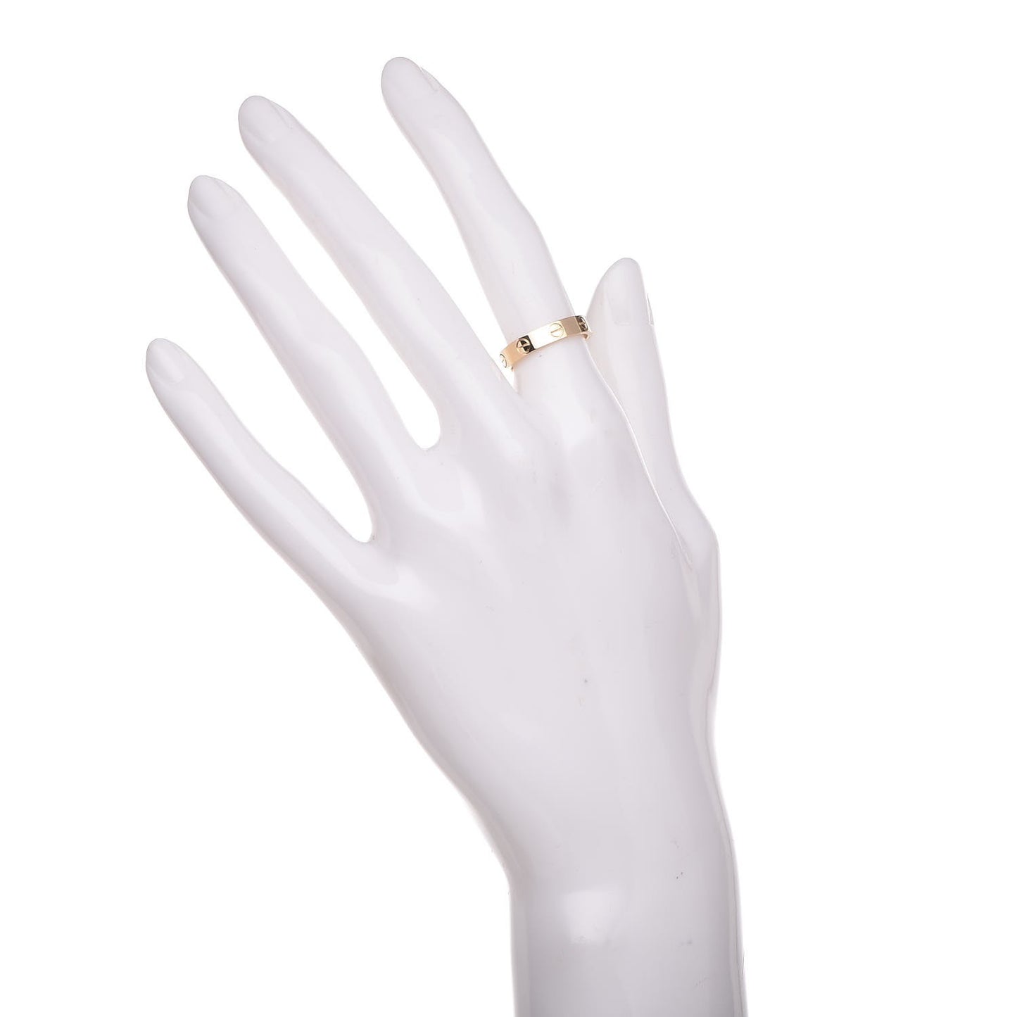 18K Yellow Gold 3.5mm LOVE Wedding Band Ring 50 5.25