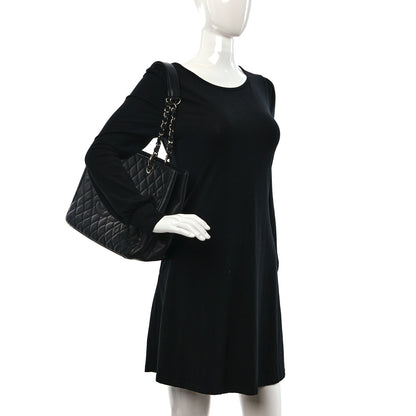 Chanel Caviar Quilted Grand Shopping Tote GST Black 3 of 11
