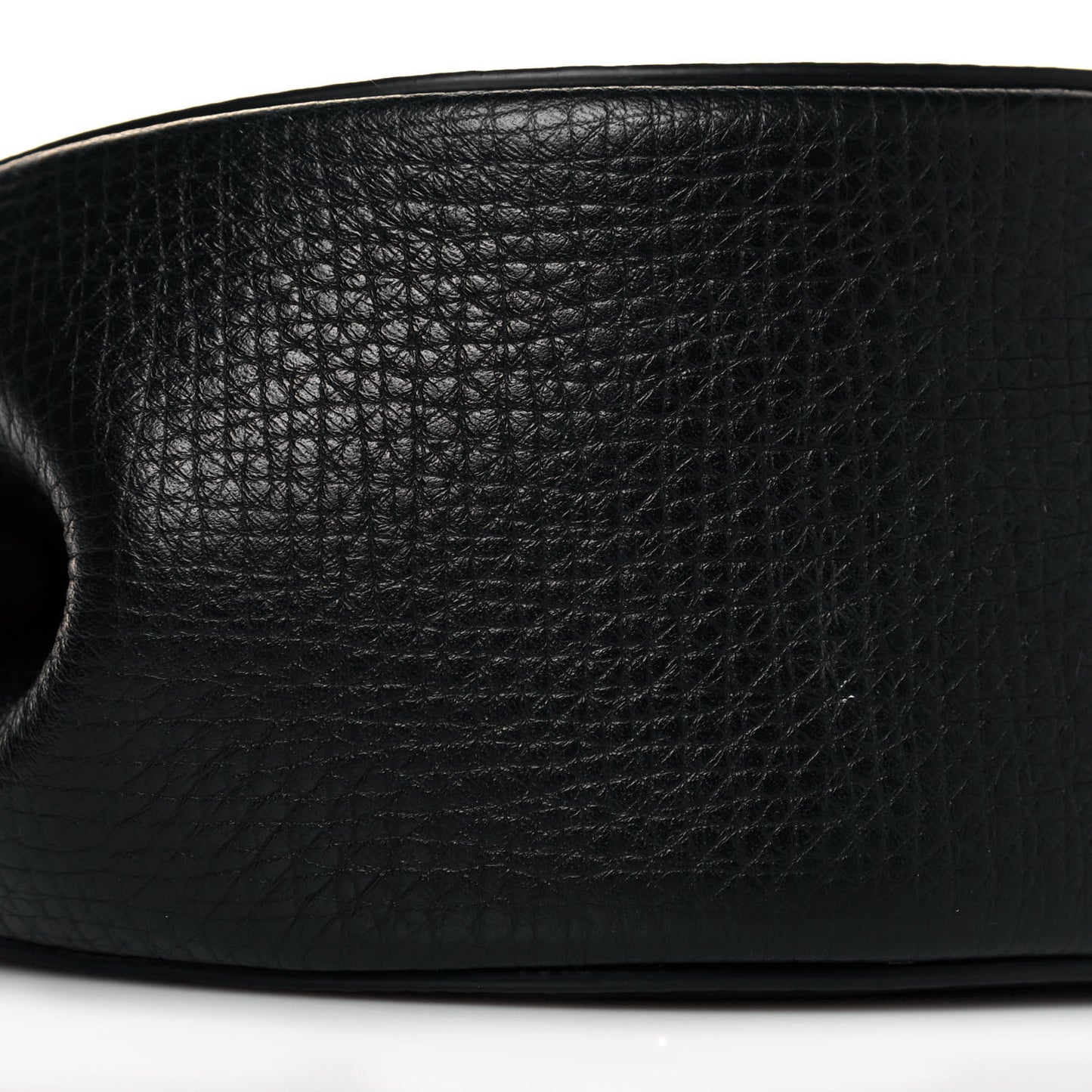 Palmellato Calfskin Rounded Belt Bag Black
