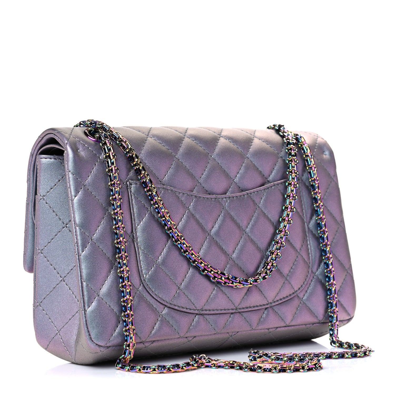 Chanel Iridescent Lambskin Quilted 2.55 Reissue 226 Flap Light Purple 3 of 12