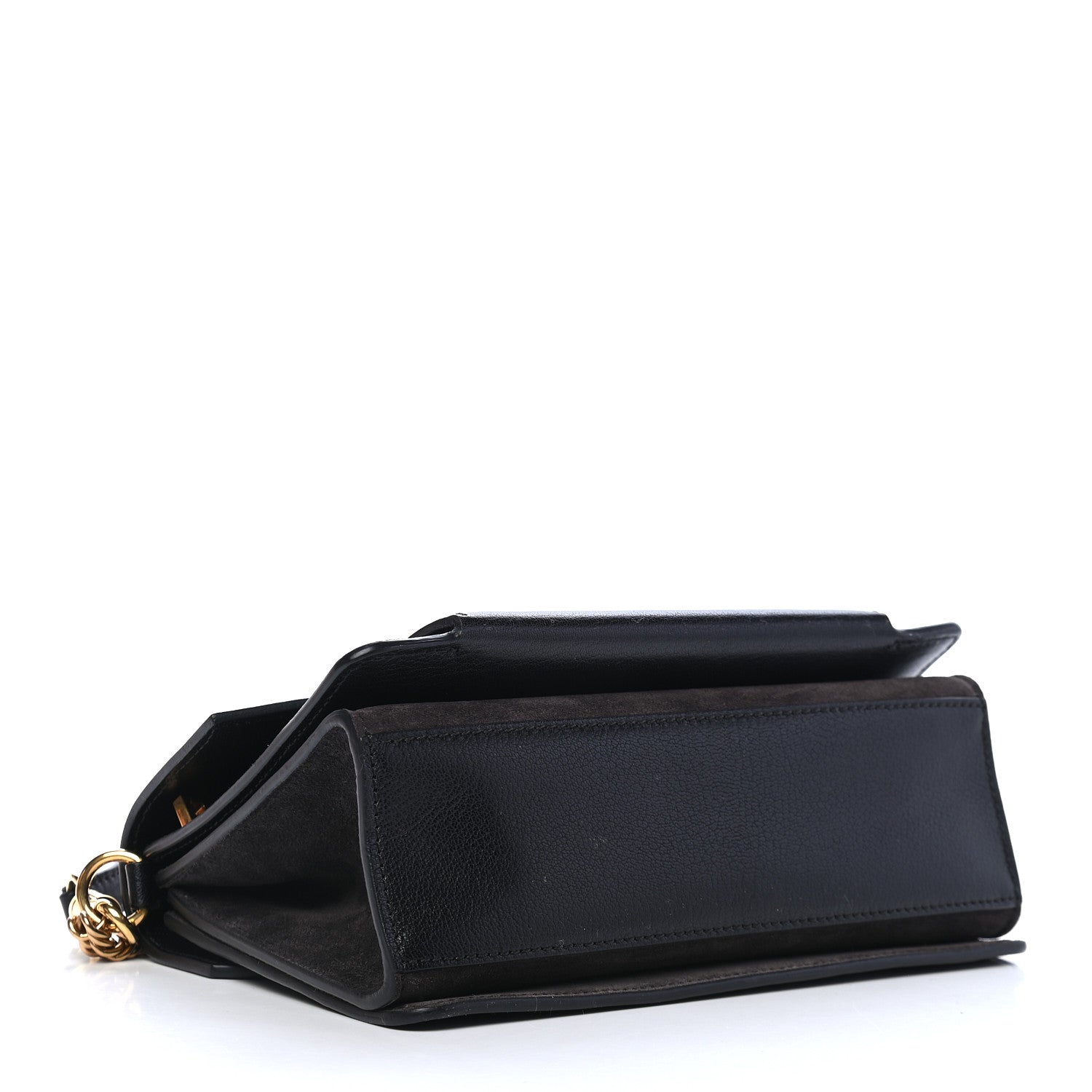 Givenchy Goatskin Suede Small GV3 Shoulder Bag Black 4 of 8