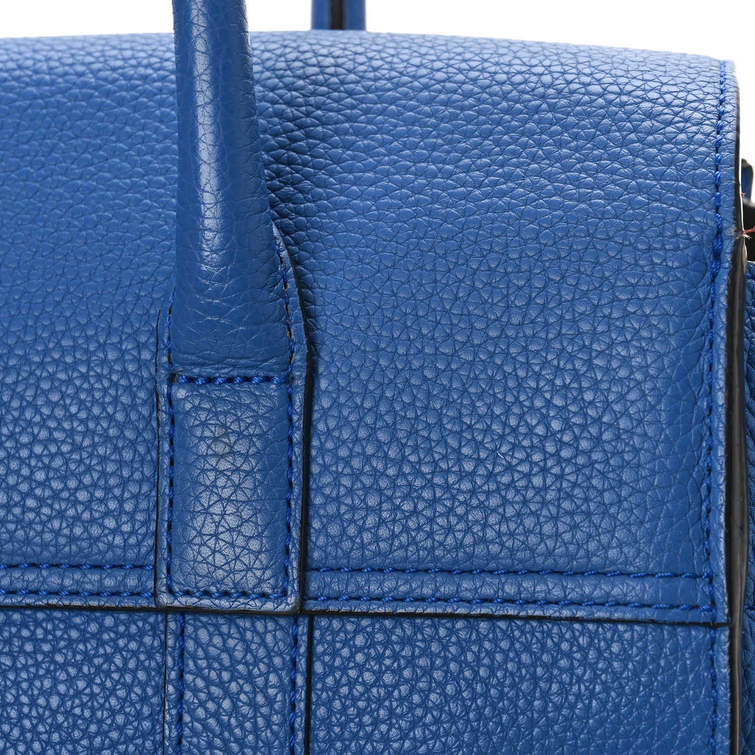 Mulberry Classic Grain Calfskin Small Bayswater Porcelain Blue 10 of 14