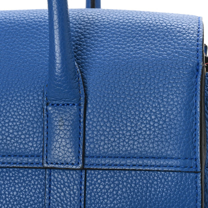Mulberry Classic Grain Calfskin Small Bayswater Porcelain Blue 10 of 14