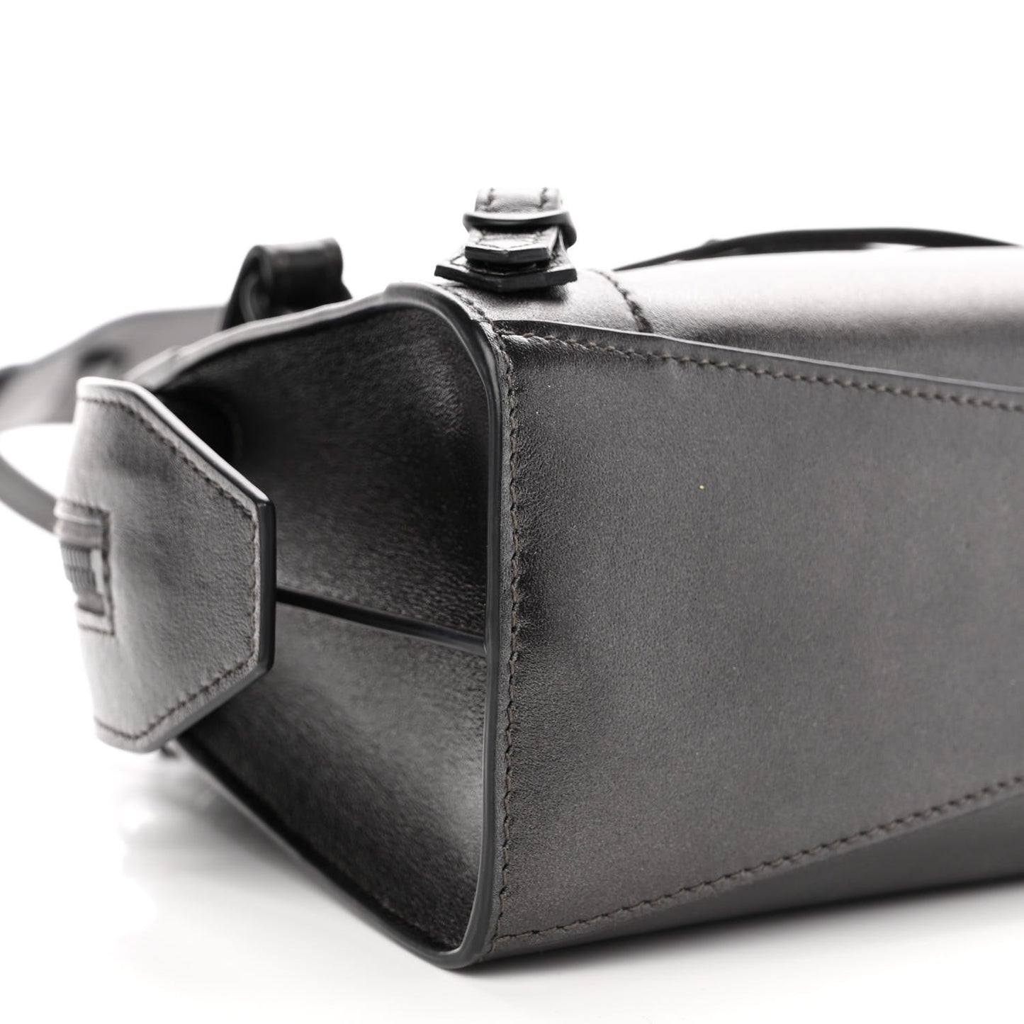 Smooth Calfskin Neo Classic Black Hardware Mini City Gunmetal