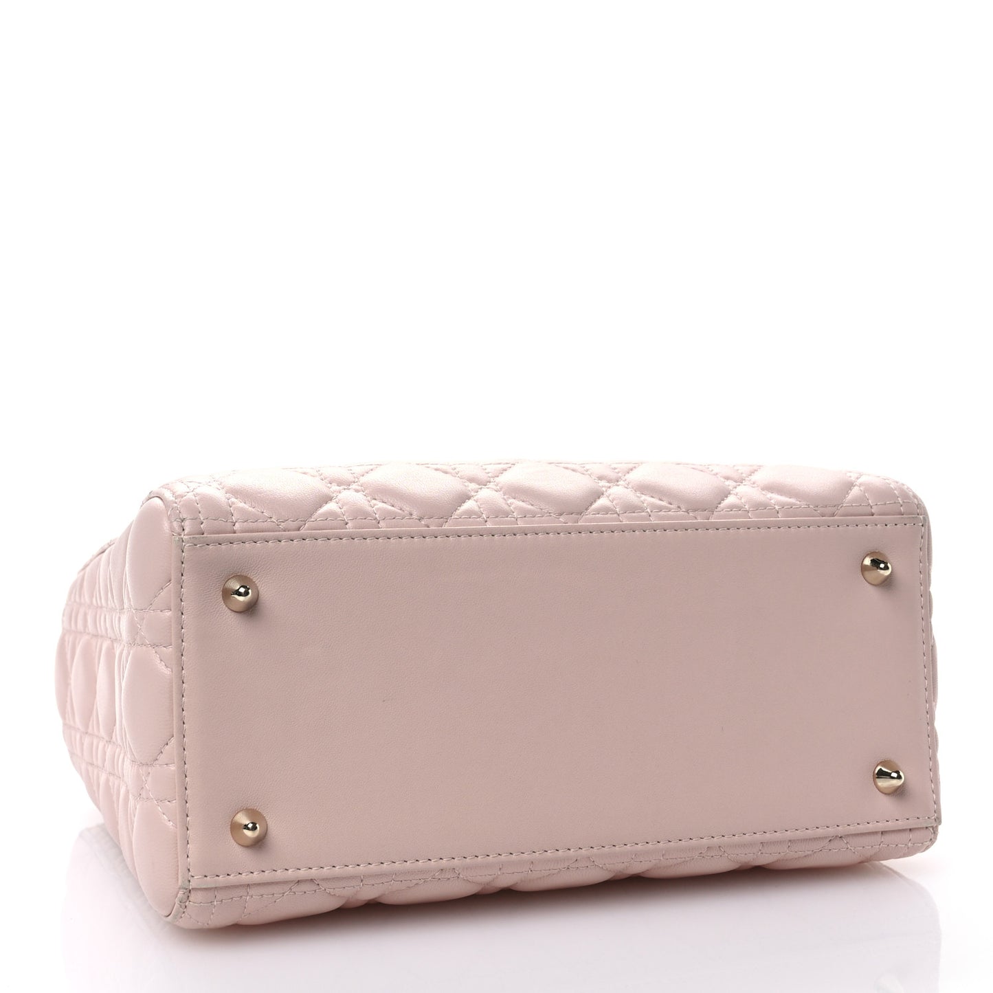 Lambskin Cannage Medium Lady Dior Light Pink