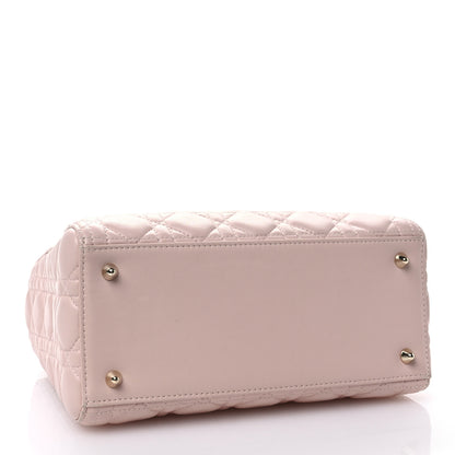 Christian Dior Lambskin Cannage Medium Lady Dior Light Pink 4 of 10