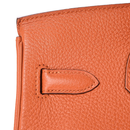 Hermes Togo Birkin 30 Orange 34 of 38