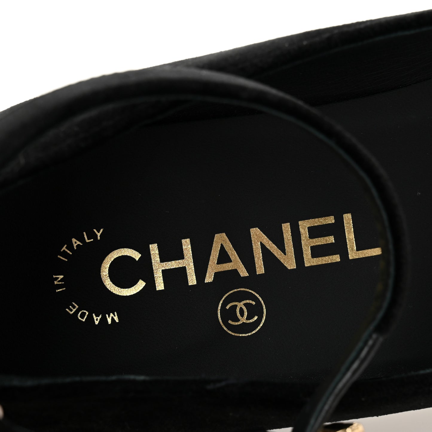 Velvet Strass CC Bow Mary Jane Flats 36 Black