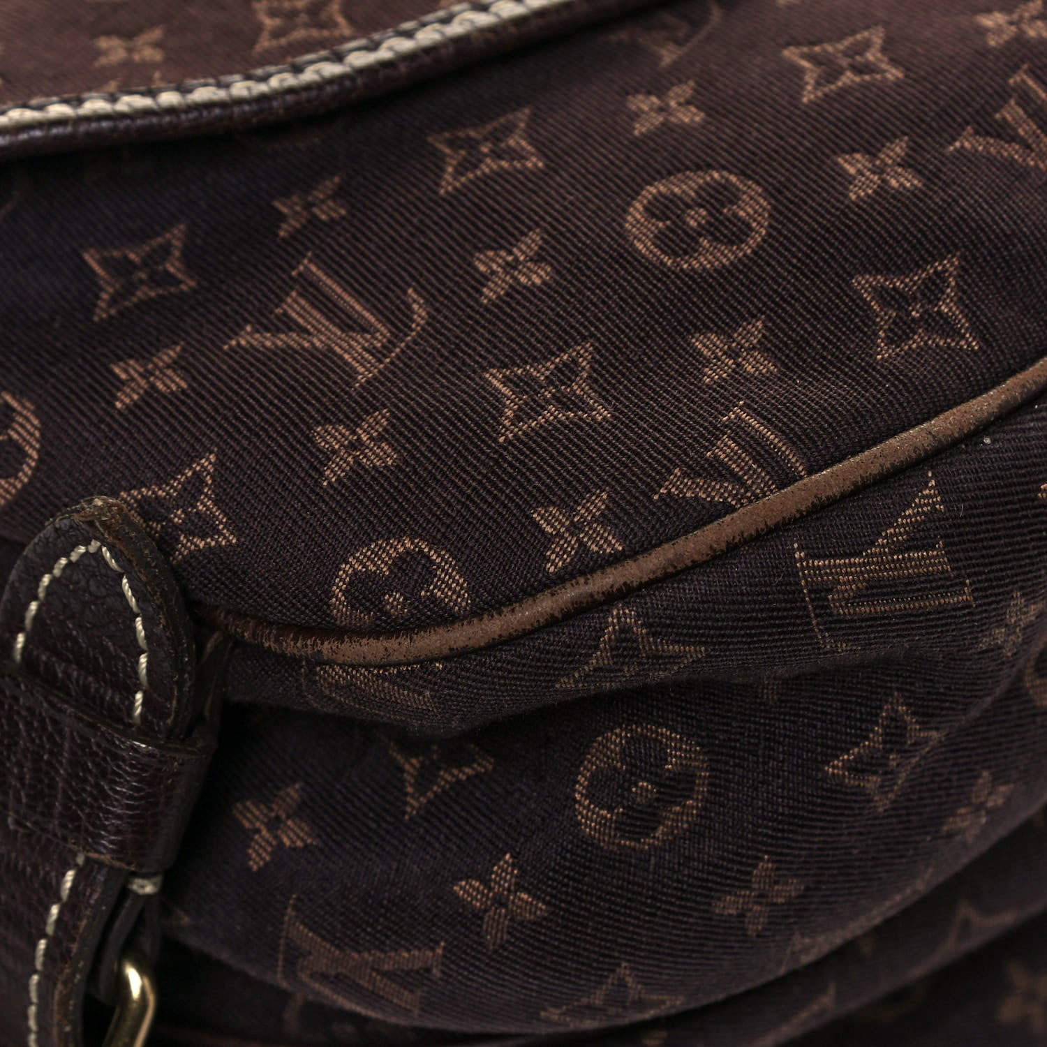 Louis Vuitton Monogram Mini Lin Saumur Ebene 11 of 14