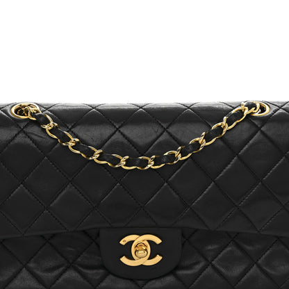 Chanel Lambskin Quilted Small Double Flap Black 9 of 15