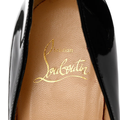 Christian Louboutin Patent Pigalle Plato 120 Pumps 37.5 Black Brown 6 of 9