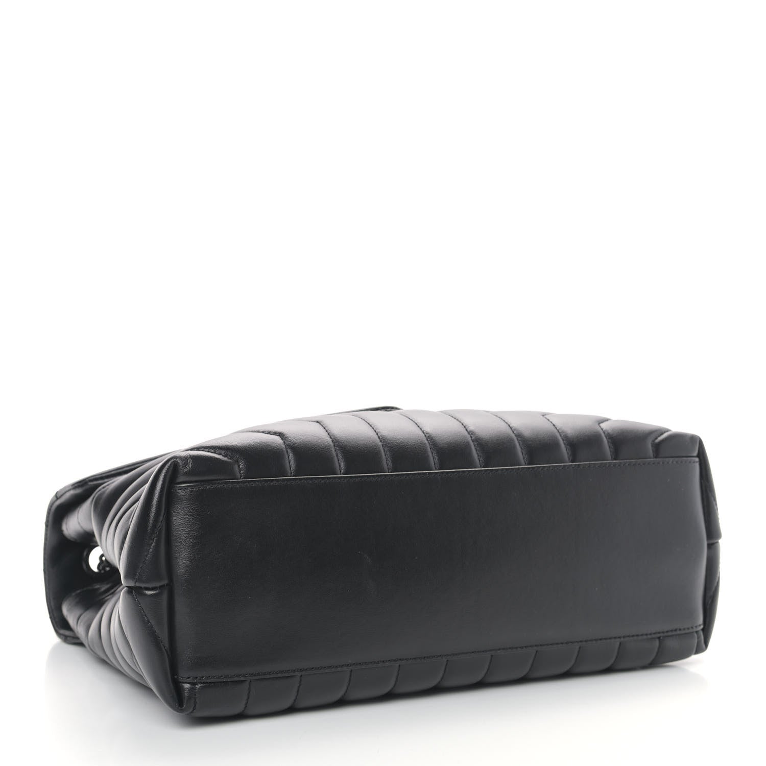 Saint Laurent Calfskin Y Quilted Monogram Medium Loulou Chain Satchel Black 4 of 12
