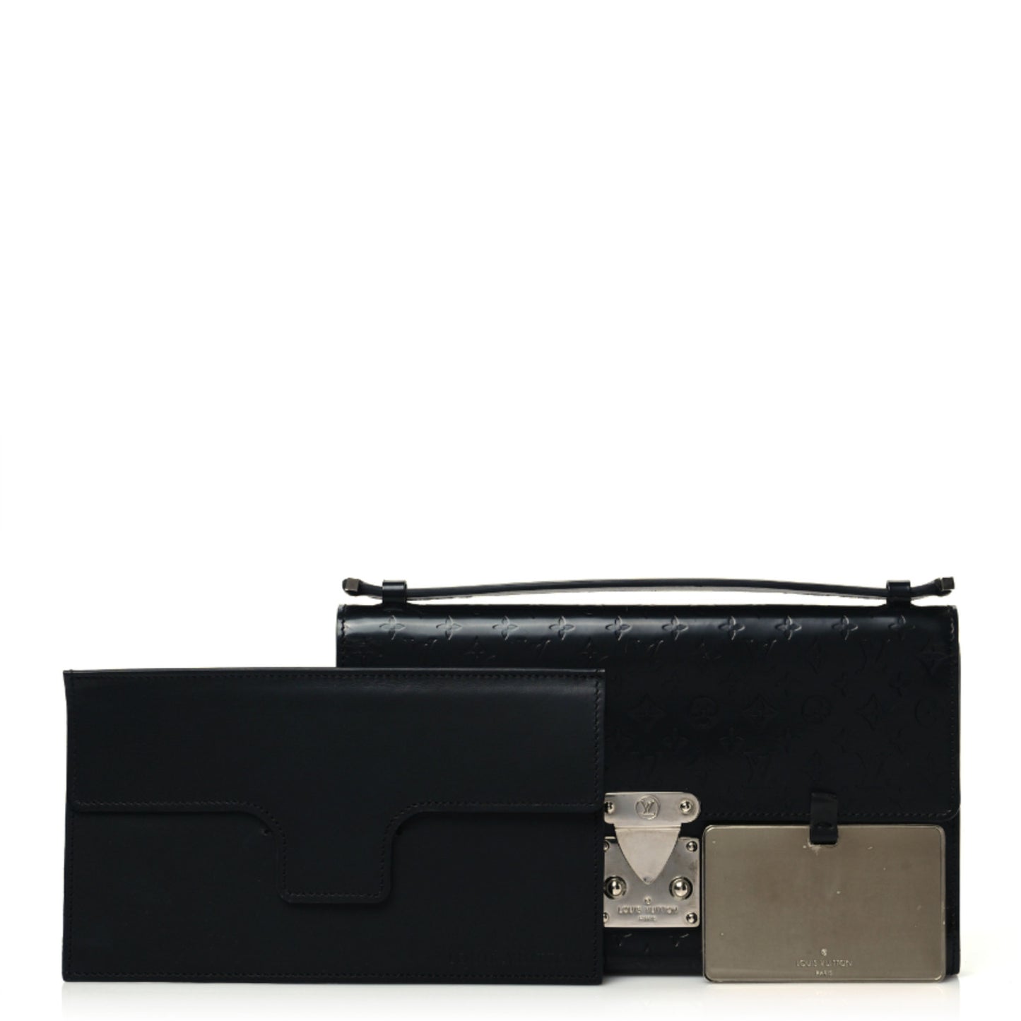 Monogram Glace Anouchka Pochette MM Black