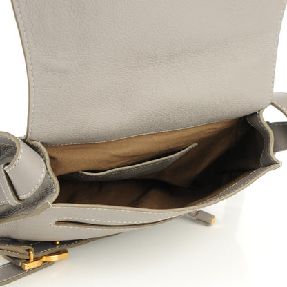 Chloe Calfskin Medium Marcie Round Crossbody Bag Cashmere Grey 5 of 9