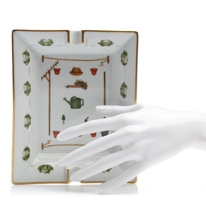 Hermes Porcelain Gardening Goods Ashtray 2 of 11