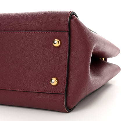 Burberry Soft Grain Medium Buckle Tote Dark Plum 11 of 25