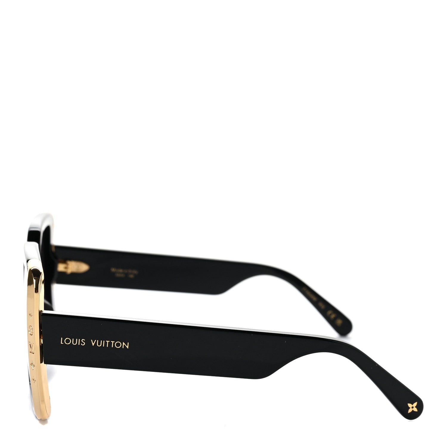 Louis Vuitton Acetate LV Moon Square Sunglasses Z1664W Black 3 of 9