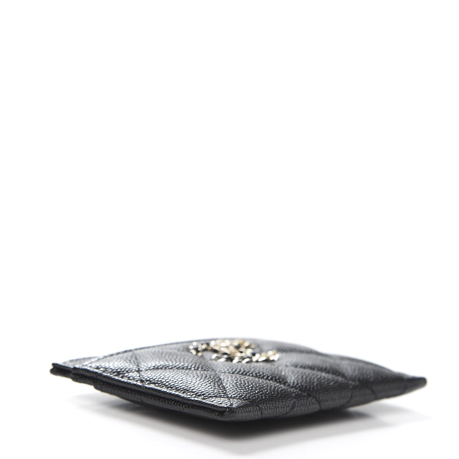 Chanel Caviar Quilted French New Wave Card Holder Black 4 of 8
