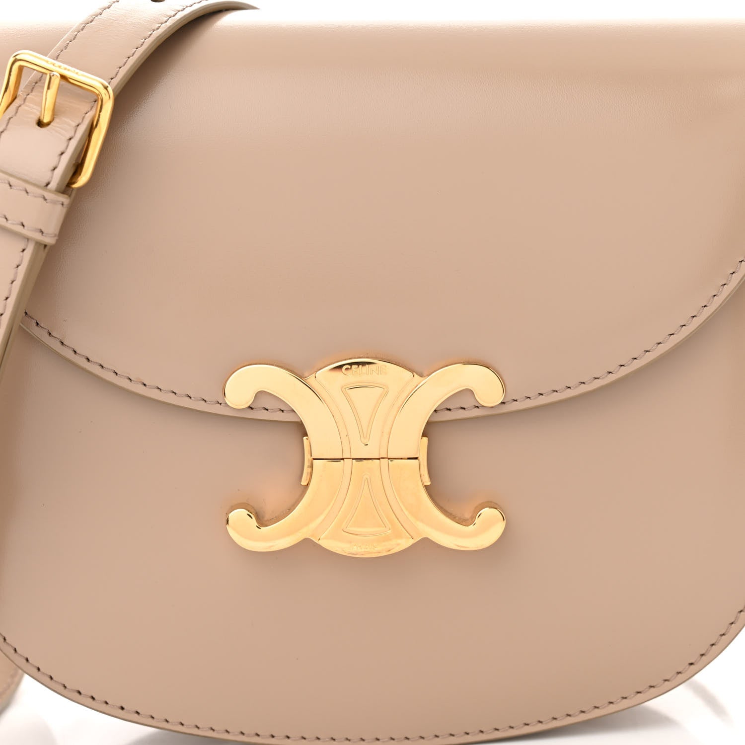 Celine Shiny Calfskin Teen Besace Safari 7 of 9