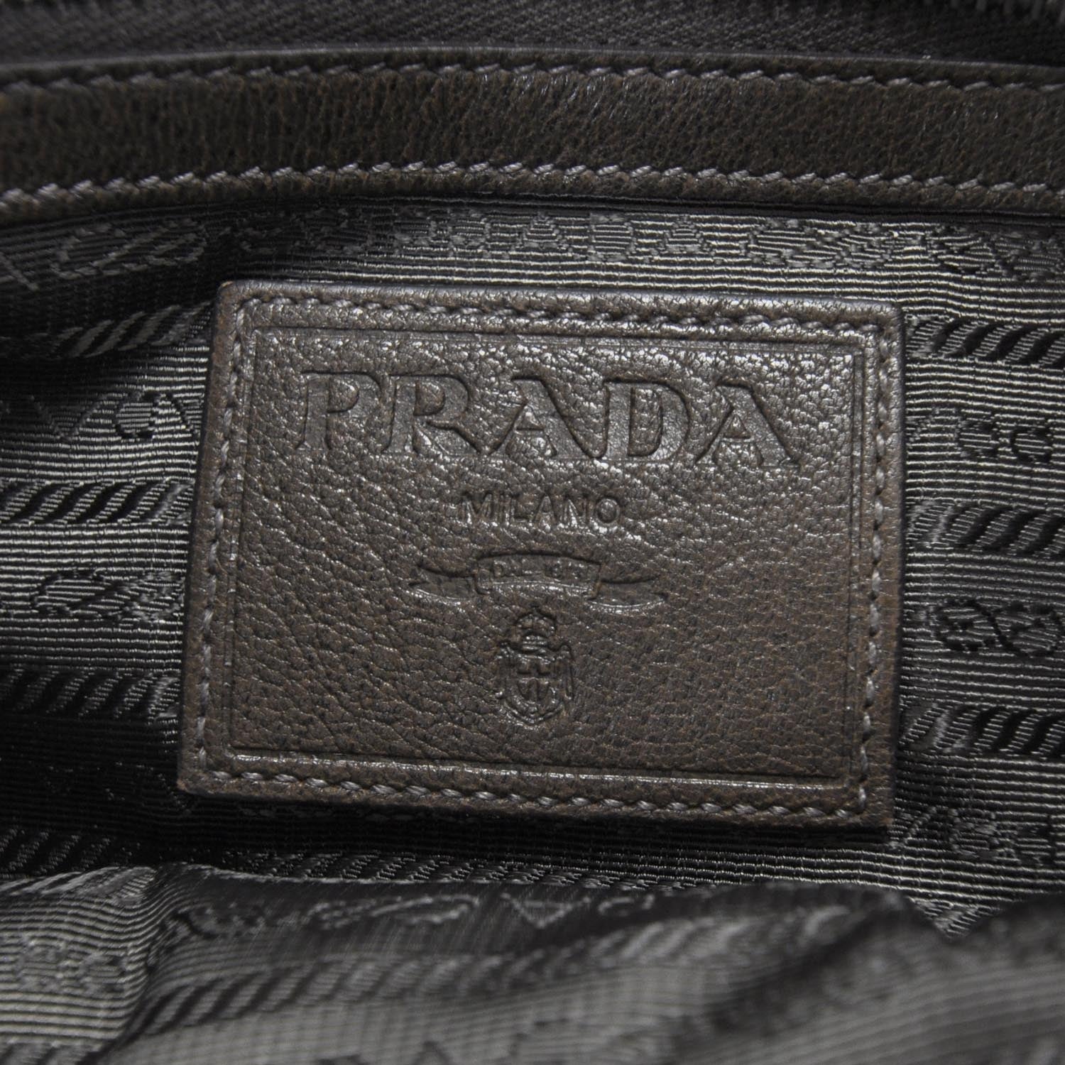 Prada Cervo Deerskin Flat Messenger Bag Bruciato 7 of 10