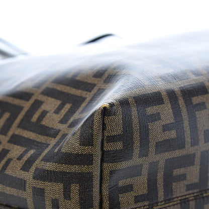 Fendi Zucca Spalmati Patent Baguette Print Medium Roll Tote Tobacco 11 of 14