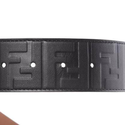 Fendi Vitello Grace FF 1974 Embossed Belt 95 38 Black 7 of 7