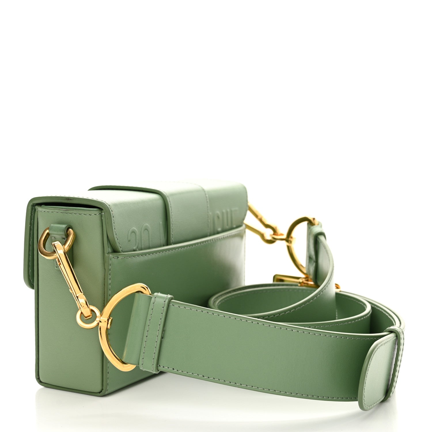 Christian Dior Box Calfskin 30 Montaigne Box Bag Mint Green 3 of 10