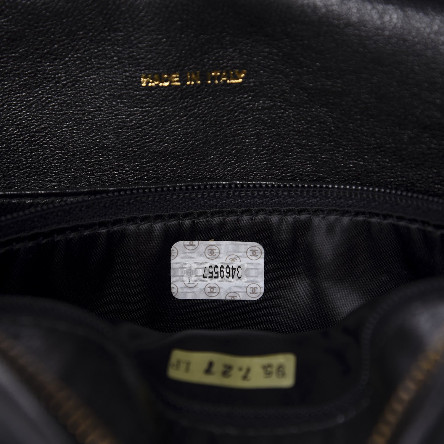 Chanel Lambskin Quilted CC Tassel Camera Case Black 12 of 13