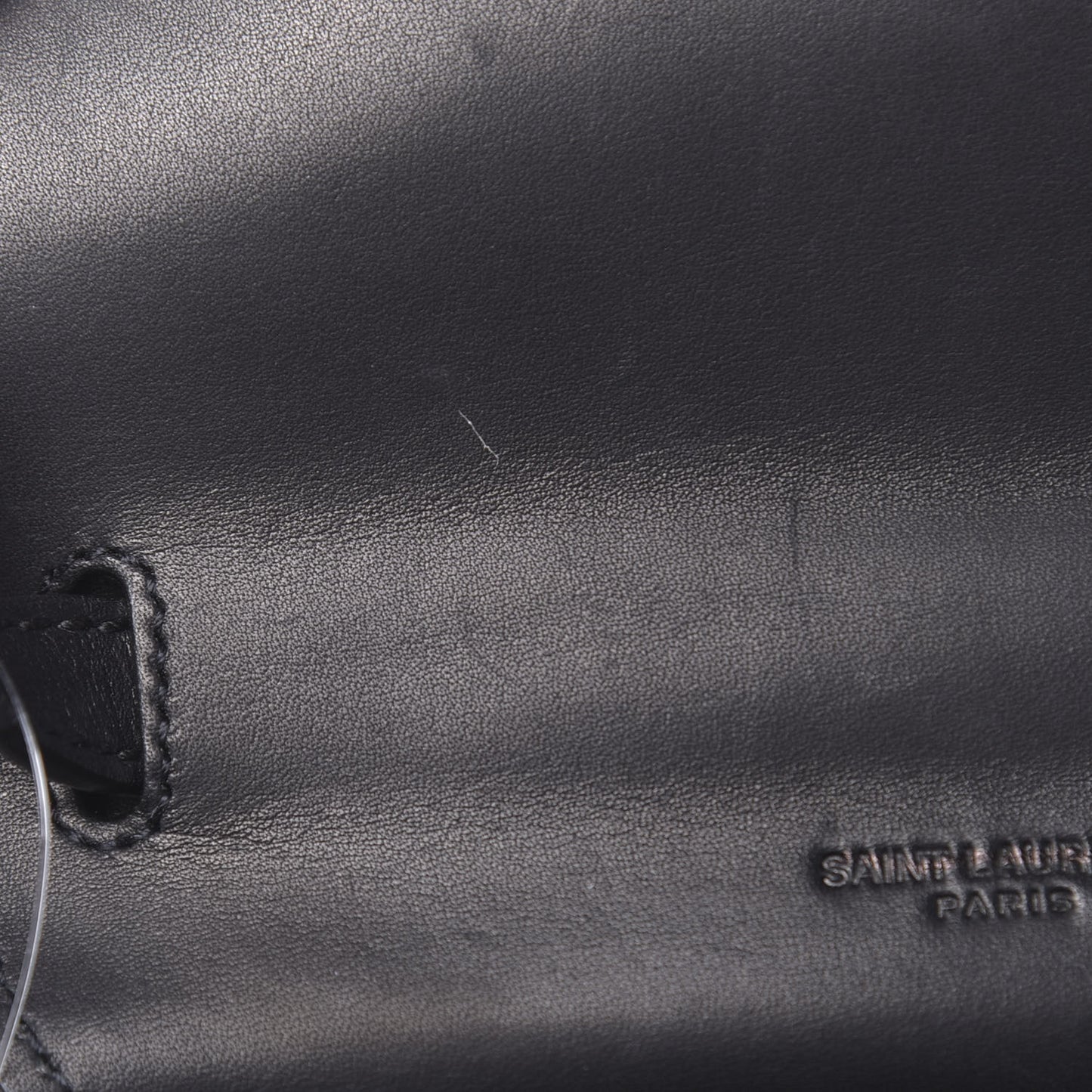 Smooth Calfskin Mini Classic Monogram Kaia Satchel Black