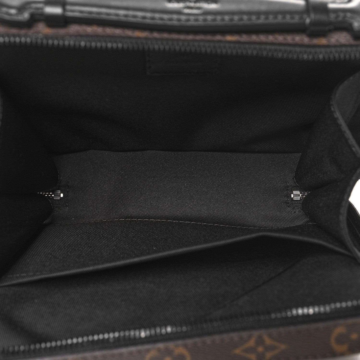 Louis Vuitton Monogram Macassar Handle Soft Trunk Black 5 of 9