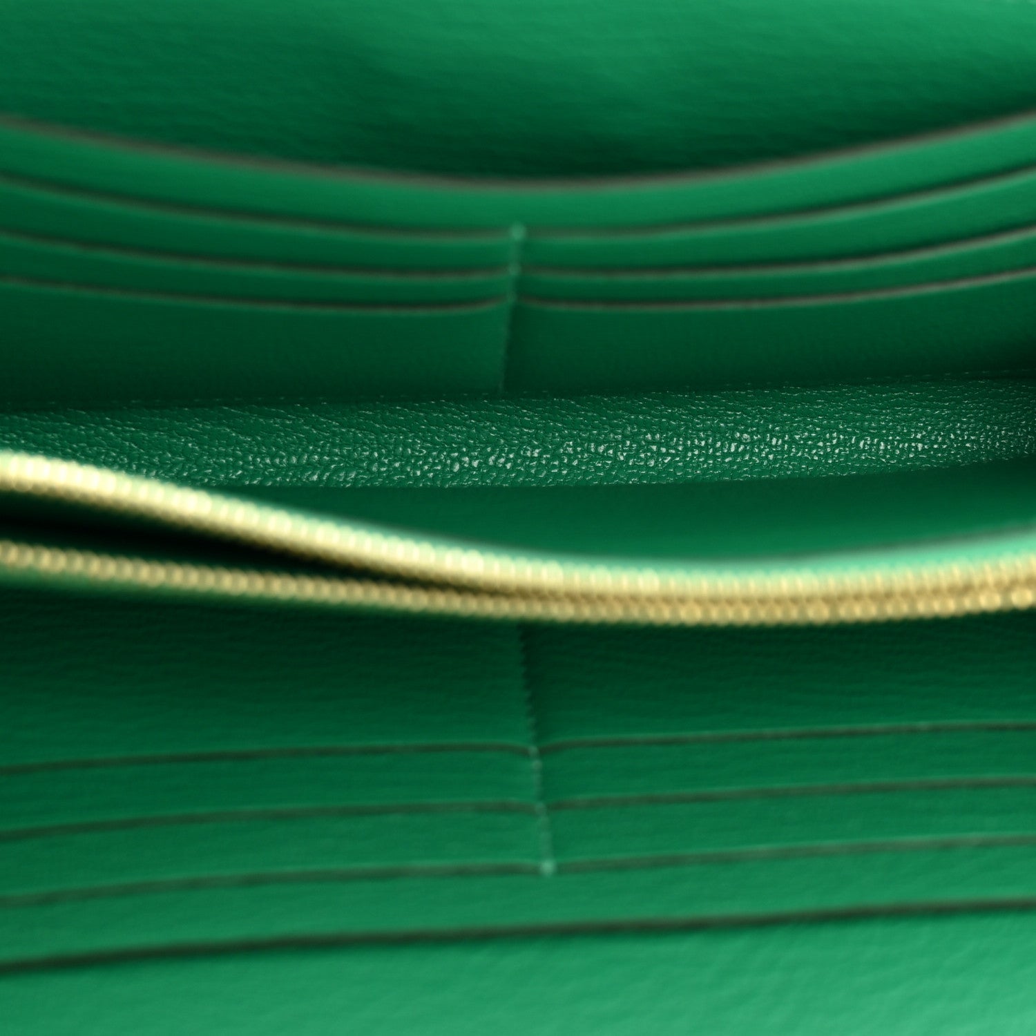 Hermes Chevre Mysore Kelly Longue Wallet Menthe 5 of 9