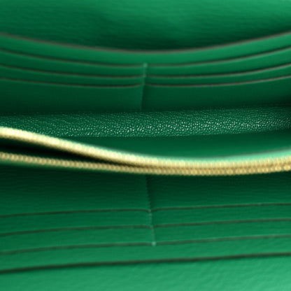 Hermes Chevre Mysore Kelly Longue Wallet Menthe 5 of 9
