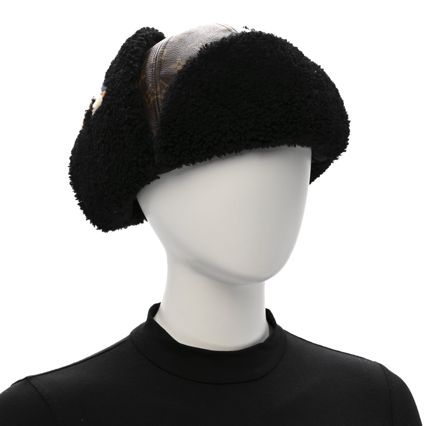 Monogram Mouton Teddy Chapka Hat M