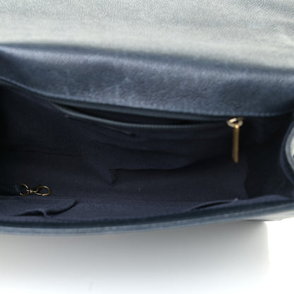 Chanel Caviar Quilted Large Boy Flap Blue 4 of 20